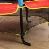 HOMCOM Kids Trampoline, with Safety Net, for Ages 3-10 Years(m-9)