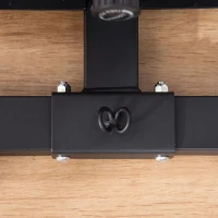 HOMCOM Squat Machine 3 in 1 con Altezza Regolabile e Panca Inclinabile in Acciaio, 100x58x46cm, Nero(m-7)