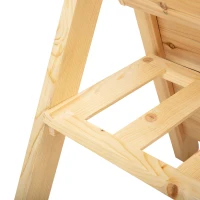 Outsunny 3 Tier Raised Beds for Garden, Wooden Planter Boxes with Clapboard and Hooks, 142L, 120 x 68 x 80cm(m-9)