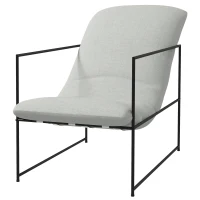 HOMCOM Sessel Relaxsessel, Sessel im Industriedesign, Metallrahmen, 65,5 cm x 106 cm x 94 cm(m-1)