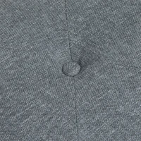 HOMCOM Banco Pie de Cama Acolchado con Espacio de Almacenaje Banqueta Multifuncional con Brazos Tapa Abatible y Patas de Madera para Dormitorio Salón 116x44x58 cm Gris(m-8)