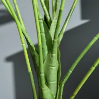 Outsunny Decorative Artificial Monstera Plants in Pot Fake Plants for Home Indoor Outdoor Decor, 85cm(m-9)