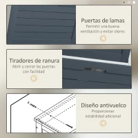 HOMCOM Mueble Zapatero Estrecho Armario Zapatero Alto con 3 Cajones Abatibles para 6 Pares de Zapatos 53x18x108,5 cm Gris(m-5)