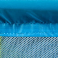 ZONEKIZ 55" Kids Trampoline, Bungee Gym, with Safety Net, for Ages 3-10 Years - Blue(m-8)