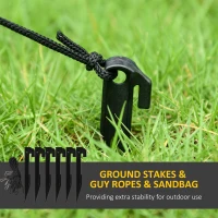 Outsunny 7.9ft Light-Up Halloween Tree Inflatable(m-7)