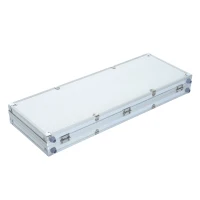 HOMCOM Valigetta Poker Professionale in Alluminio, Set Poker con 500 Fiches e 2 Mazzi per Texas hold'em e Blackjack(m-6)