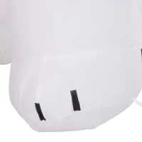 Outsunny 6.6ft Inflatable Santa Riding Polar Bear Decoration(m-9)