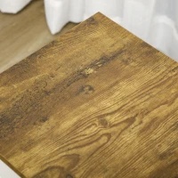 PawHut Caseta de Madera para Gatos Casa para Gatos Interior con Cojín Lavable y Patas Elevadas 34x34x44,5 cm Marrón(m-8)