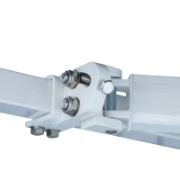 Outsunny Gelenkarmmarkise Verstellbare Klemmmarkise Terrassenmarkise 4,5 x 3m Sonnenschutz mit Kurbel, Balkonmarkise, Grau(m-8)