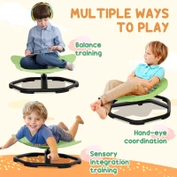 AIYAPLAY Elephant-Shaped Spinning Chair for Autism, 3-6 Years, Green(m-6)