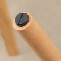 HOMCOM Set 2 Sgabelli da Bar con Schienale e Poggiapiedi, Seduta Imbottita in Tessuto e Gambe in Legno, 41.5x47x97.5, Grigio(m-9)