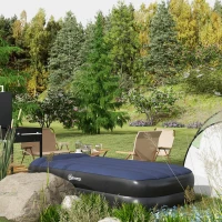 Outsunny Single Air Bed with Built-in Electric Pump and Carry Bag(m-10)