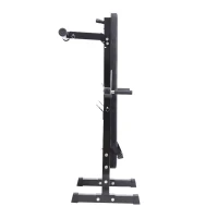 HOMCOM Banco de Pesas Plegable Banco de musculación Entrenamiento Máquina Gimnasio Gym Altura Ajustable Carga 150kg(m-8)
