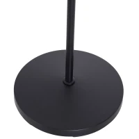 HOMCOM Lámpara de Pie Industrial Vintage para Dormitorio Estudio Salón con Luces E27 40W Pulsador de Pie Pantalla Ajustable 54x30x155cm(m-7)