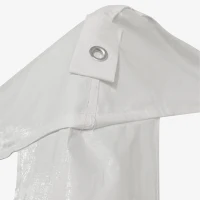 Outsunny Carpa Garaje para Coche 4x4 m Cochera Portátil Impermeable Pabellón Gazebo de Jardín Patio Exterior con Accesorios para Eventos Fiestas Metal Galvanizado Blanco(m-9)