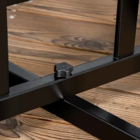 PawHut Absperrgitter für Haustiere, freistehend, 3 Paneele, klappbar, 181 cm x 35 cm x 76 cm, Schwarz(m-7)