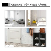 HOMCOM Konsole Konsolentisch Flurtisch Ablagetisch Beistelltisch Pappelholz Weiß(m-6)