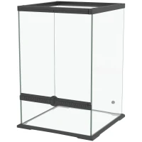 PawHut 40L Vivarium for Lizards, Frogs, Snakes, Turtles, Tortoises w/ Anti-Escape Design, Ventilation(m-11)