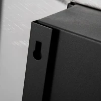 HOMCOM Wall Mounted Ethanol Fireplace, Stainless Steel Bioethanol Heater Stove Fire with 1.2L Tank, 3 Hour Burning Time, 78 x 54 cm, Silver(m-8)