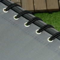 Outsunny Folding Sun Lounge with 5-level Reclining Back, Outdoor Tanning Chair with Reading Hole, Outdoor Sun Lounge with Side Pocket, Headrest, for Beach, Yard, Patio, Grey(m-8)