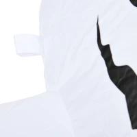 Outsunny Halloweendeko, Geisterkürbis mit Flammen, aufblasbar, LEDs, Innen & Außen, 140x46x240 cm(m-8)