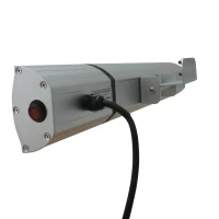 HOMCOM Chauffage radiant infrarouge électrique télécomande 750/1500 W minuterie réflecteur alu gris(m-8)