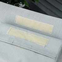 Outsunny Tumbona Mecedora con Reposacabezas Reposabrazos y Marco Metálico Carga 120 kg para Playa Patio Terraza 63x144x84 cm Gris(m-9)