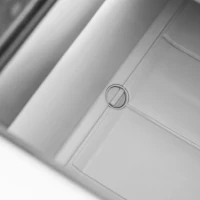 HOMCOM Glacière-congélateur portable Glacière à compression Glacière électrique froid -20°C 50 L 12 V et 230 V prise alume-cigare + adaptateur inclus gris noir(m-8)