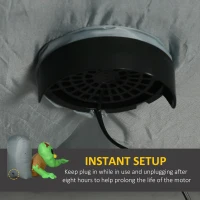 HOMCOM 5FT Halloween Inflatables Ghost and Tombstone, Blow Up Outdoor Halloween Decorations with Build-in LED Lights for Garden, Lawn, Party(m-6)