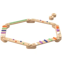 AIYAPLAY Juego de Viga de Equilibrio de Madera para Niños de +3 Años para Entrenamiento de Equilibrio Multicolor(m-11)