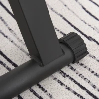 HOMCOM Table d'inversion de musculation pliable ceinture de sécurité réglable angle inversé ajustable 3 niveaux acier rouge noir(m-8)