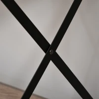 HOMCOM Schreibtisch mit 4 kleine Bücherregal aus Spanplatte platzsparend und geeignet für Schlafzimmer Büro Natur 105 x 50 x 137,5 cm(m-8)