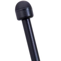 Outsunny Set di 4 Sedie da Giardino Ovali in Rattan PE e Metallo in Stile Boho Chic, Grigio Chiaro(m-9)