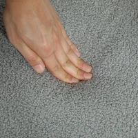 HOMCOM Teddy Fleece Storage Ottoman - Grey(m-8)