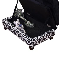 PawHut Hundesofa Hundecouch mit Stauraum Katzen Sofa Hundebett Haustier mit Stauraum(m-8)