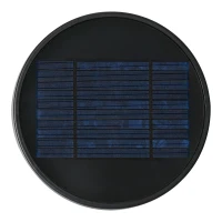 Outsunny 2 Lámparas de Camino de Pie Altura 91,5 cm con Luces LED Solares Sensor de Noche Crepuscular y Brillo Variable Set de 2 Faroles de Jardín IP44 para Patio Parque Exterior Negro(m-9)