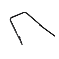 Outsunny Rouleau à gazon jardin en acier avec poignée dim. 57L x 32l x 105H cm lestage max. 46 L noir(m-3)