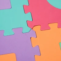 Tapis de jeu en mousse puzzle 38 pièces enfants(m-5)