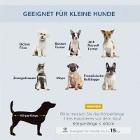 PawHut Rattan Hundehütte mit Kissen Hundehaus Haustierbett Katzenhaus Katzenkorb Katzenhöhle Hängesessel Hängematte für Hunde Katzen Outdoor Grau+Schwarz 60 x 53 x 76 cm(m-7)