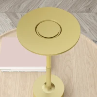 HOMCOM Lampada Senza Filo Touch Luce LED 3 Tonalità e Batteria Ricaricabile, Ø13x28.5cm, Oro(m-9)