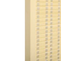 HOMCOM 4 Panel Folding Room Divider Screen, Wall Panel Privacy Furniture, Freestanding Paravent Partition Separator for Living Room, Bedroom and Office, 180 x 180cm, Natural(m-9)