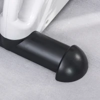 HOMCOM Mini Heimtrainer Fitnessbike Pedaltrainer mit LED Display 5 Modelle Arm und Beintrainer Fitnessgerät Hometrainer für Senioren Zuhause Heim Büro 40 x 39 x 29 cm Weiß(m-9)