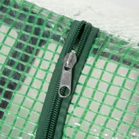 Outsunny Serra da Giardino con Copertura in PE, Picchetti e Bordi Estesi, 120x60x60cm, Verde(m-9)