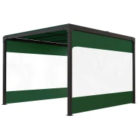 Outsunny Set of Two 3 x 2m Replacement Pergola Panels - Green(m-11)