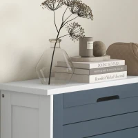 HOMCOM Mueble Zapatero Estrecho Armario Zapatero Alto con 3 Cajones Abatibles para 6 Pares de Zapatos 53x18x108,5 cm Gris(m-8)