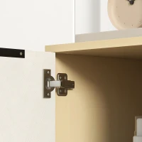 HOMCOM Zapatero de Entrada Recibidor con Cojín Puerta y Estante Zapatero con Asiento para Salón Pasillo 80x35x47 cm Natural(m-8)