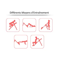 Appareil de Fitness pour abdominaux noir rouge(m-4)