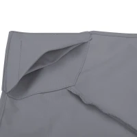 Outsunny Tetto di Ricambio per Gazebo 3x3m a 2 Livelli e Resistente ai Raggi UV, Grigio Scuro(m-8)