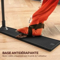 SPORTNOW Sac de frappe vitesse autoportant punching ball hauteur réglable 70-105 cm avec gants et pompe à main(m-4)