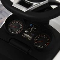 HOMCOM Macchina Cavalcabile per Bambini 12-36 Mesi con Maniglione e Barre di Sicurezza Rimovibili, Licenza Mercedes, Bianca(m-8)